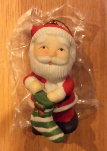 Traditions Christmas Ornament Santa Stocking Snowman 7 Eleven 1997 - Picture 1 of 3