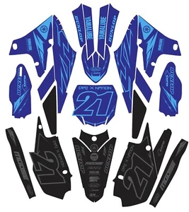 Decals for YAMAHA GRAPHICS  YZ 250f 2019-2022 and YZ450f 2018-2022 - Picture 1 of 1