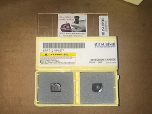Mitsubishi Carbide Milling Insert SRFT12 Grade VP15TF 2 Pack - Picture 1 of 2