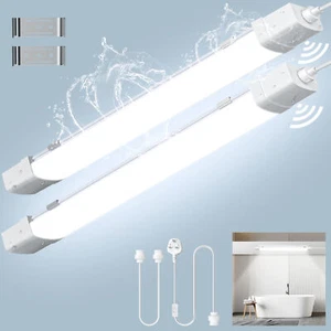 LED Röhre Wannenleuchte Deckenleuchte Feuchtraumlampe Werkstatt 60/90/120/150cm - Bild 1 von 132