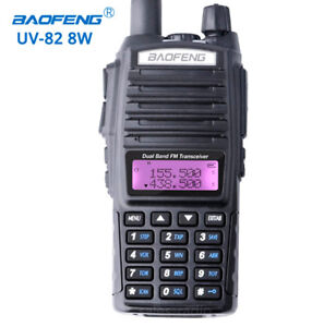Baofeng UV-82 Real 8W Walkie Talkie Dual Band VHF/UHF Two-way Radios transceiver