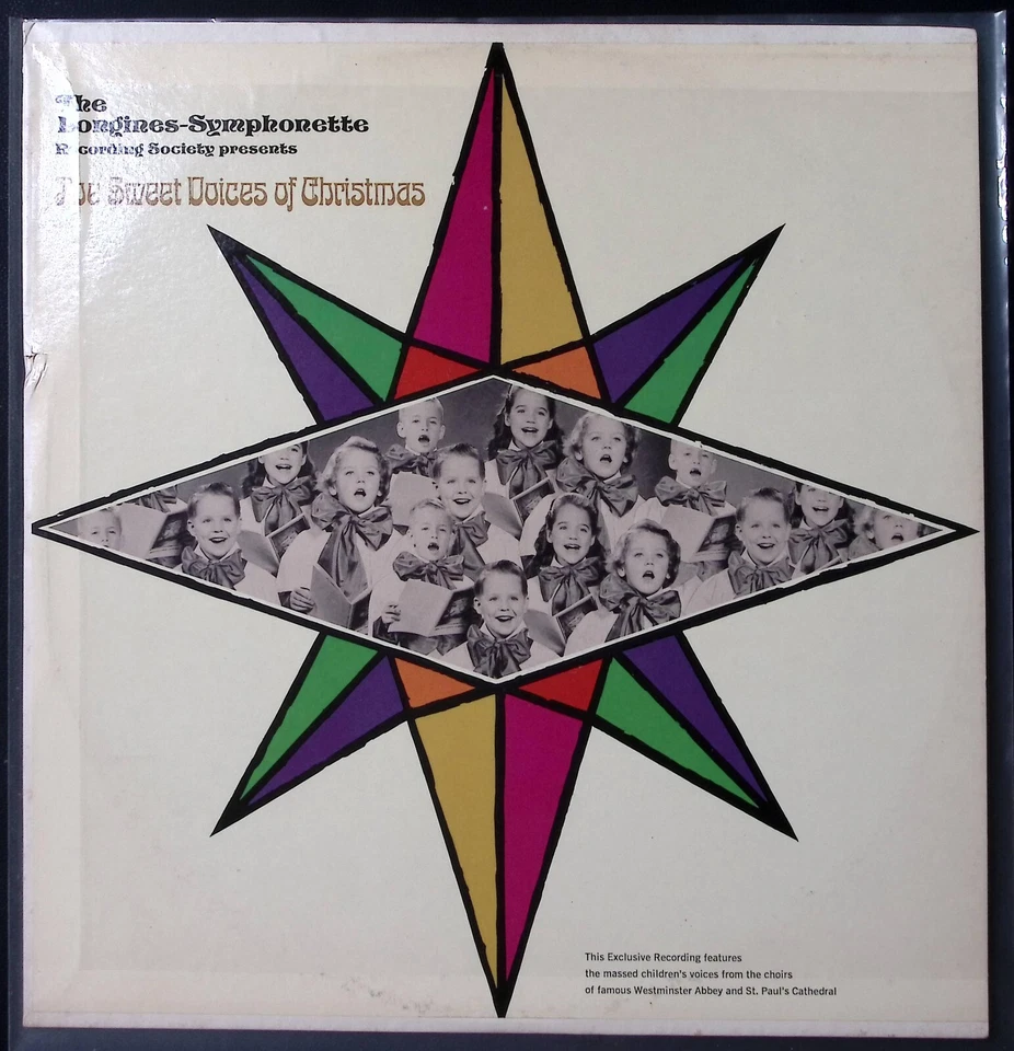 THE LONGINES SYMPHONETTE THE SWEET VOICES OF CHRISTMAS HOLIDAY VINYL LP 179-25 Foto 1 de 4