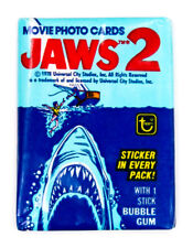 Jaws 2 Vintage Trading Cards ONE Wax Pack 1978 Topps  Shark
