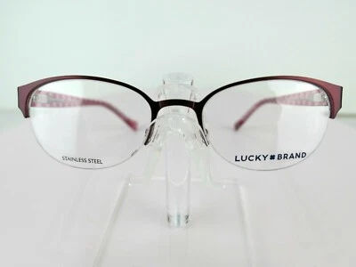 Monturas de gafas Lucky Brand Costal (BUR) Borgoña 48-18-135 PETITE Foto 1 de 4