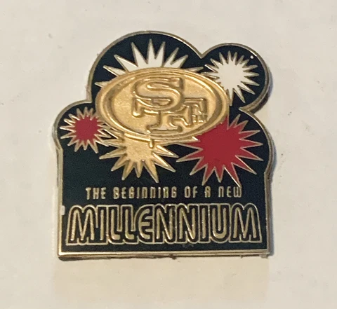 Vintage San Francisco 49ers The Beginning Of A New Millennium Enamel Magnet Cover