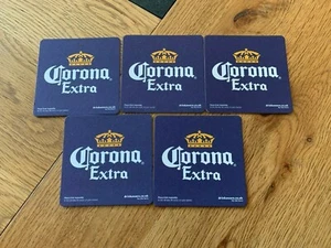  5 CORONA EXTRA Kartonuntersetzer  - Bild 1 von 2