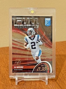 DJ Moore 1/1 2022 Panini Donruss Elite Full Throttle Black Parallel ONE OF ONE - Picture 1 of 3