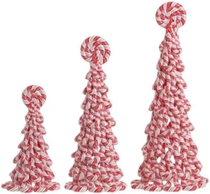 - Juguete de menta - Juego de 3 decoraciones de cono de menta de Navidad - Imagen 1 de 1