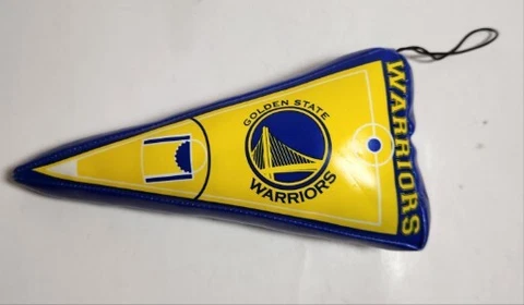 Golden State Warriors Mini Pennant Flag Plush NBA Basketball Ornament Souvenir Cover