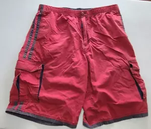 Urban Pipeline Mens Size L (36x11) Red Swim Trunks Board Shorts Surf Cargo - Picture 1 of 6