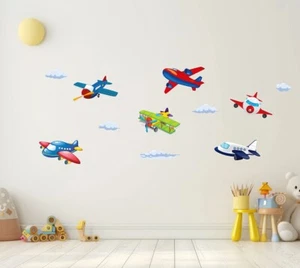 Kinderzimmer Wandtattoo Flugzeuge TBS129 - Bild 1 von 2
