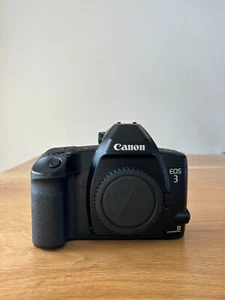 MINT Canon EOS-3 35mm Film Camera Body Only Tested & Working - Picture 1 of 7