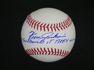 FERGIE JENKINS SIGNED OML BASEBALL W/ FIELD OF DREAMS INSCRIPTION BECKETT COA - Picture 1 of 7
