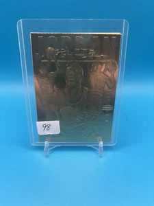 michael jordan carta tripla immagine oro 23 kt - Foto 1 di 2