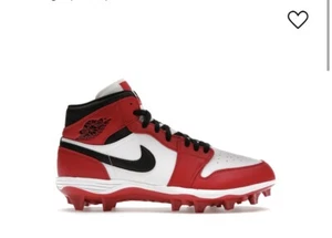 Nike Air Jordan 1 Alpha Menace Mid TD Chicago Football Cleats Men’s Size 10 - Picture 1 of 1