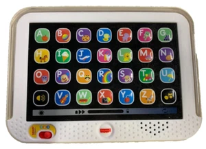 Fisher Price Laugh & Learn Smart Stages Tablet Songs Sounds Phrases Lights Toy - Picture 1 of 3