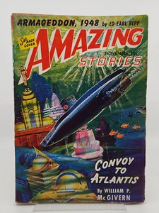 Amazing Stories Pulp Magazine - Vol. 15 #11 - November 1941 - Convoy to Atlantis - Picture 1 of 3