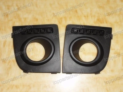 Pair Fog Light Lamp Bezel Cover Frame Black For Ford Fusion 2003-2006 Euro Style Foto 1 de 4