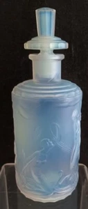 RARE Antique Sabino Opalescent Art Glass Perfume Scent Bottle Nudes Paris 6 1/4" - Picture 1 of 15