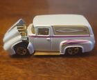 56 Ford Truck White W/Gold 5Sp Hot Wheels 1999 Opening Hood Diecast 1:64