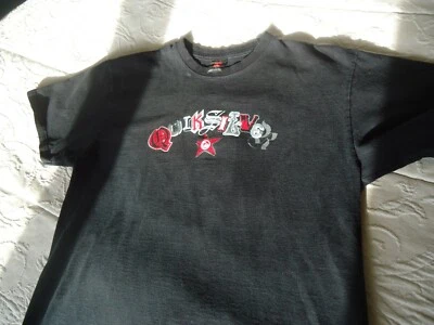 Camiseta negra Quicksilver para hombre joven talla mediana Foto 1 de 2