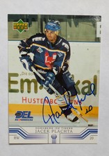 2001-02 Upper Deck German DEL #205 In Person Auto Jacek Plachta Nuremberg