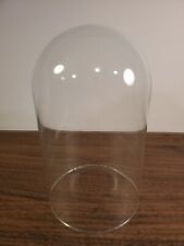 Replacement Clear Glass Dome for Clock or Display 8" tall & 4.5" diameter