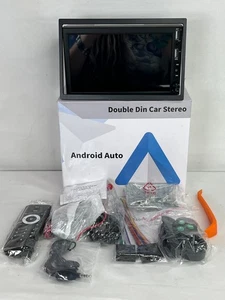 Auna Schwarz Touchscreen Steuerung Bluetooth Android Auto Doppel DIN Autoradio - Bild 1 von 12
