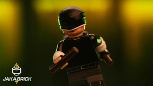 LEGO Jaka Brick OG Blinded Vigilante Marvel Daredevil Black DIY Suit NEW - Picture 1 of 4