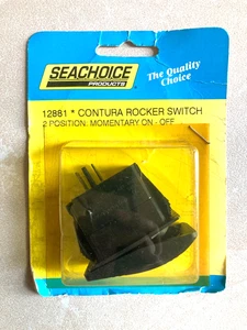 Seachoice Contura Rocker Switch 2 Position On-Off , Black Face, (SPST) 12881 - Picture 1 of 2