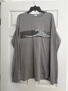 Crazy Shirts Crater Dyed Langarm Hawaiihemd Herren XL grau - Bild 1 von 7