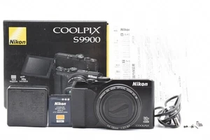 Nikon COOLPIX S9900 Black Compact Digital Camera 16MP Optical Zoom 30x For Parts - Picture 1 of 9