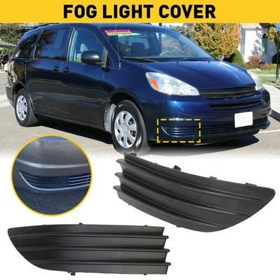 Pair Light Set Fog Cover For Toyota Sienna 2004-2005 Front Left and Right Side - Image 1 of 4