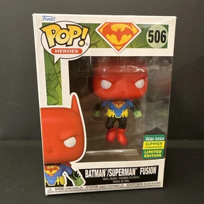 Funko Pop! DC Universe - Batman/Superman Fusion #506 2024 Summer Convention - Image 1 of 4