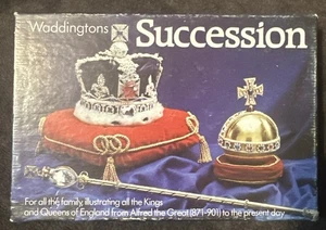 Vintage 1976 Waddingtons Succession Card Game - Royal History - Picture 1 of 4