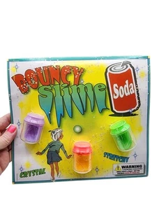 Vintage Gumball Machine Display Card Bouncy Soda Slime Trinket Prize Capsule Toy - Picture 1 of 3