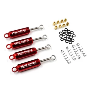 NEW Yeah Racing TR4M-025RD Aluminum Internal Shocks Set Red Fits Traxxas TRX-4M - Picture 1 of 4
