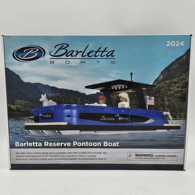 RARE First Gear Barletta Reserve Pontoon Boat 2024 Building Set Blks NEW Sealed - Image 1 of 4