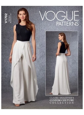 Vogue V1702 Sewing Pattern Misses' Lined Pants Size R5 (14-16-18-20-22) UNCUT - Image 1 of 4