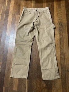 Wrangler Carpenter Pants – Men’s 30x30 Khaki Tan Workwear 94LSWA0 - Picture 1 of 15