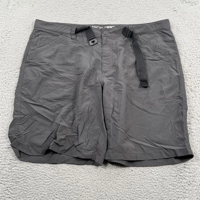 Mountain Hardwear Shorts Mens 38 Grey Nylon Hiking Outdoor Belted Lightweight - Image 1 of 4