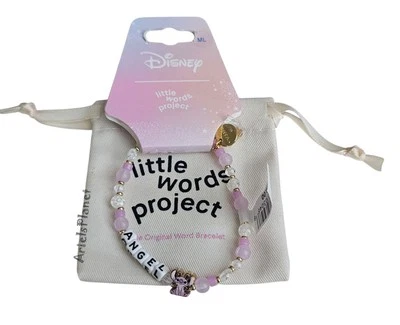 Disney Parks Little Words Project Lilo & Stitch Angel Bracelet & Pouch - ML