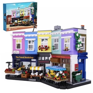 MOC Notting Hill Portobello Market Modular Building – 1514 PCS Street Scene UK - Picture 1 of 14