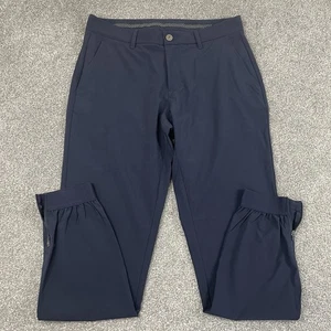 Primo Pants Mens 32x29 Navy Blue Joggers Ankle Zip Performance Stretch Golf - Picture 1 of 11