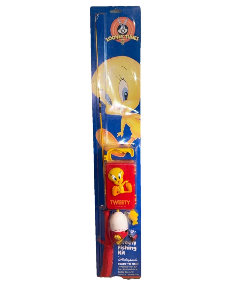Shakespeare 2000 Warner Bros Tweety Bird Child’s Fishing Pole & Tackle Box - Image 1 of 4