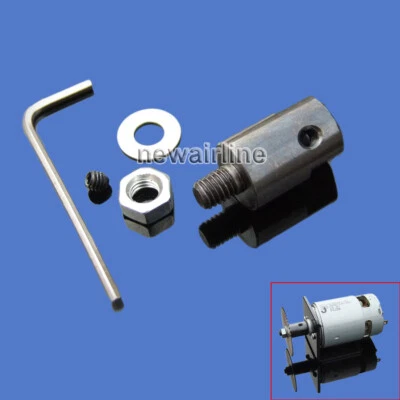 1x M6 Screw 2.3-8mm Motor Shaft Coupler Sleeve Saw Blade Coupling Chuck Adapter - Image 1 of 4