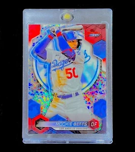 MOOKIE BETTS DIAMOND REFRACTOR RARE HOLO Silver Non Auto - DODGERS - Picture 1 of 5