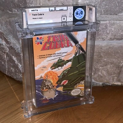 Brand New NES Twin Cobra 1990 Factory Sealed WATA 6.0 Graded Nintendo Game  - Image 1 of 2