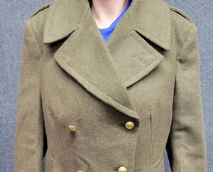 Masterpiece [1940s] French Army Officer's Coat Military 44" Chest - Picture 1 of 22