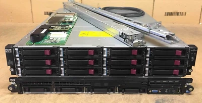 HP DL360 G7 2x E5649 12-Core 64GB RAM HP D2600 24TB 6G SAS Storage Configuration - Image 1 of 3